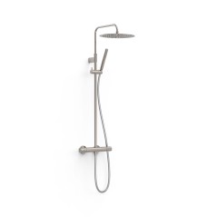 Conjunto termostático ducha OVER-WALL acero - 19039302AC - Tres