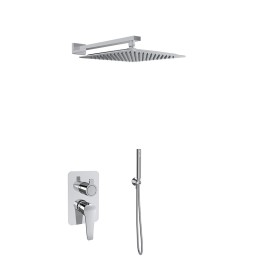 Kit monomando ducha empotrado 2-vías YPSILON PLUS cromo - K6415122 1