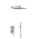 Kit monomando ducha empotrado 2-vías YPSILON PLUS cromo - K6415122 1