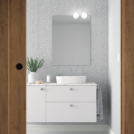 Mueble baño CARMEN 2 CAJONES CON PUERTA  - Avila:Dos 1