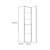 Columna suspendida CARMEN 1 PUERTA reversible - Avila:Dos 2