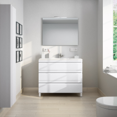 Mueble baño NATALIA 3 CAJONES fondo reducido - Avila:Dos