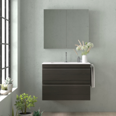 Mueble baño NATALIA 2 CAJONES fondo reducido - Avila:Dos