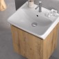 Mueble baño suspendido con lavabo SLIM recto - Avila:Dos