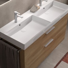 Mueble baño suspendido ELENA lavabo one - Avila:Dos