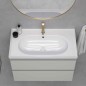 Mueble baño suspendido ELENA lavabo three - Avila:Dos