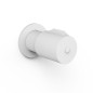 Llave de paso empotrada 1/2" TRES blanco mate - 06115501BM