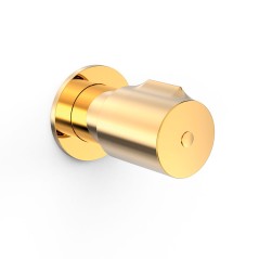 Llave de paso empotrada 1/2" TRES oro brillo - 06115501OR - Tres
