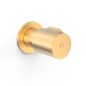Llave de paso empotrada 1/2" TRES oro mate - 06115501OM