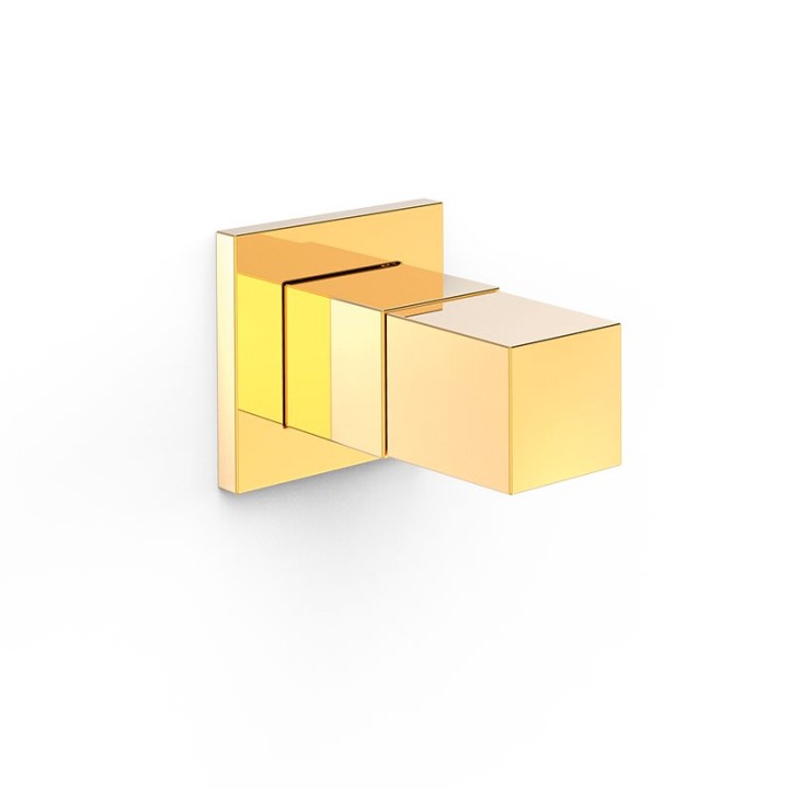 Llave de paso empotrada 1/2" CUADRO-TRES oro brillo - 00715501OR 1
