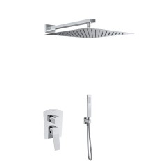 Kit monomando ducha empotrado 2-vías PRISMA cromo - K4215021 - Ramón Soler
