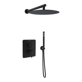 Kit termostático ducha empotrado 2-vías ODISEA negro mate - K3987022NM 1