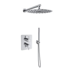 Kit termostático ducha empotrado 2-vías ODISEA cromo - K3987022 - Ramón Soler