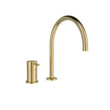 Monomando lavabo repisa ODISEA oro cepillado - 394702OC 1