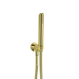 Conjunto ducha pared mano cilíndrica oro cepillado - 3792DOC 1