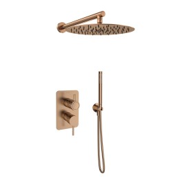 Kit monomando ducha ODISEA JOYA cobre cepillado - K5915122CUC 1