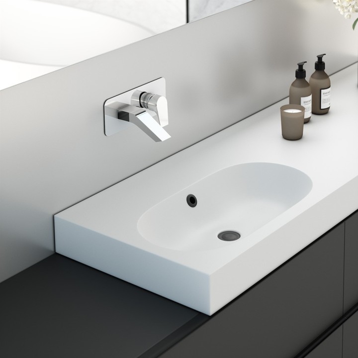 Monomando lavabo empotrado URBAN CHIC cromo - 212001 3