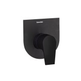Monomando ducha empotrado 1-vía URBAN CHIC negro mate - 211801SNM 1