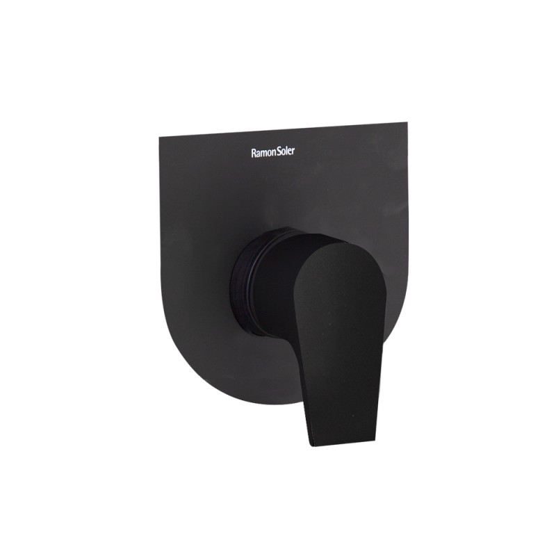 Monomando ducha empotrado 1-vía URBAN CHIC negro mate - 211801SNM