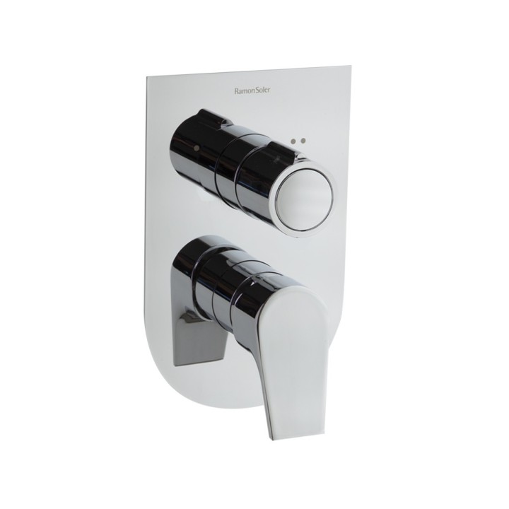 Monomando ducha empotrado 2-vías URBAN CHIC cromo - 211502S 1