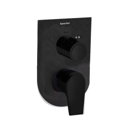 Monomando ducha empotrado 2-vías URBAN CHIC negro mate - 211502SNM 1