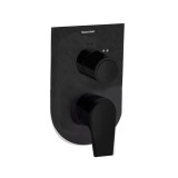 Monomando ducha empotrado 2-vías URBAN CHIC negro mate - 211502SNM 1