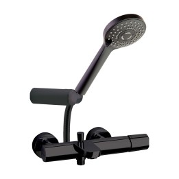 Monomando ducha TZAR negro mate - 340801BTNM 1