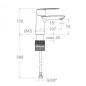 Monomando lavabo (AF) CIVIC cromo - 510103