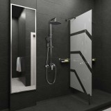 Conjunto monomando ducha TITANIUM cromo - 187402RP240 3