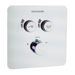 Termostático ducha empotrado 2-vías RS SMART cromo - 85T201S 1
