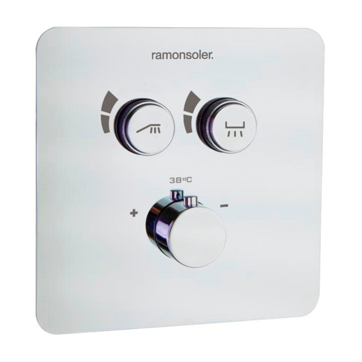 Termostático ducha empotrado 2-vías RS SMART cromo - 85T201S 1