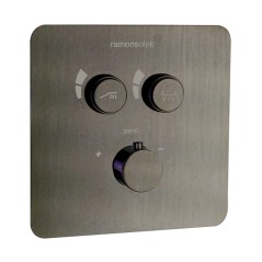 Termostático ducha empotrado 2-vías RS SMART grafito - 85T201SGR - Ramón Soler