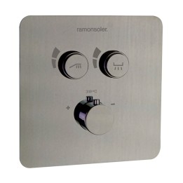 Termostático ducha empotrado 2-vías RS SMART níquel cepillado - 85T201SNC 1