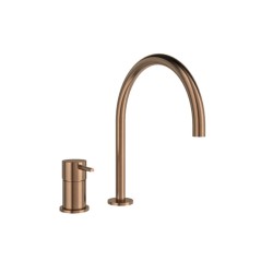 Monomando lavabo ODISEA cobre cepillado - 394702CUC - Ramón Soler