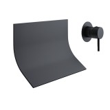 Monomando lavabo empotrado cascada ODISEA negro mate - 3916902NM 1