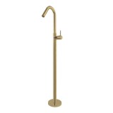Monomando lavabo a suelo ODISEA oro cepillado - 397603OC 1
