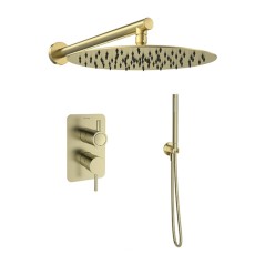 Kit monomando ducha ODISEA oro cepillado - K3915122OC - Ramón Soler