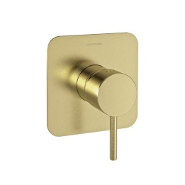 Monomando ducha empotrado 1-vía ODISEA oro cepillado - 391801SOC 1
