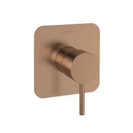 Monomando ducha empotrado 1-vía ODISEA cobre cepillado - 391801SCUC 1