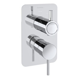 Monomando ducha empotrado 3-vías ODISEA cromo - 391513S 1