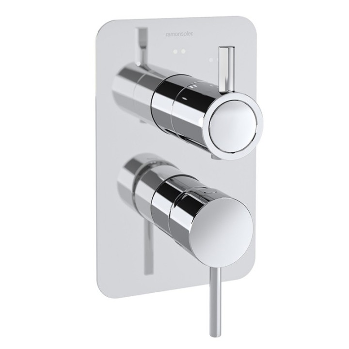 Monomando ducha empotrado 3-vías ODISEA cromo - 391513S 1
