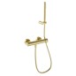 Monomando ducha ODISEA oro cepillado - 390801DOC