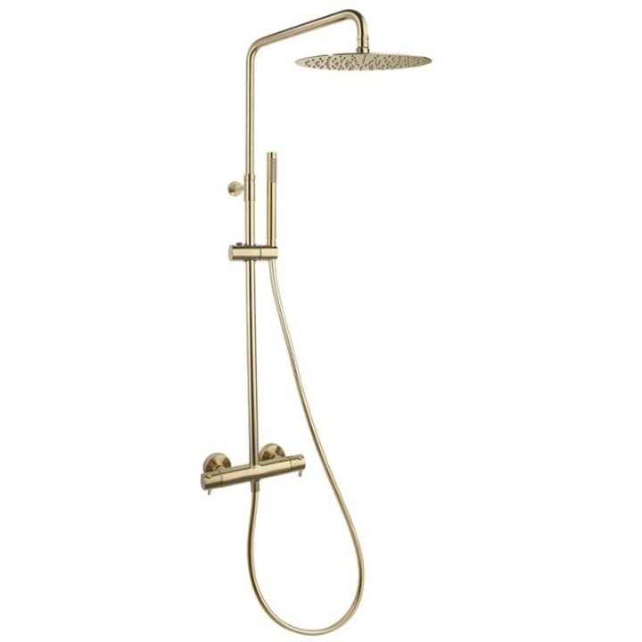 Conjunto termostático ducha ODISEA oro cepillado - 395401RM300OC 1