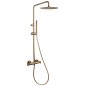 Conjunto termostático ducha ODISEA cobre cepillado - 395401RM300CUC