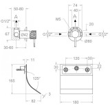 Monomando lavabo empotrado cascada ODISEA JOYA cromo - 5916902 1