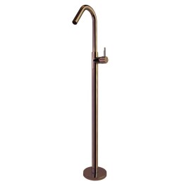 Monomando lavabo a suelo ODISEA JOYA cobre cepillado - 597603CUC 1