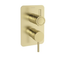 Monomando ducha empotrado 3-vías ODISEA JOYA oro cepillado - 591513SOC 1
