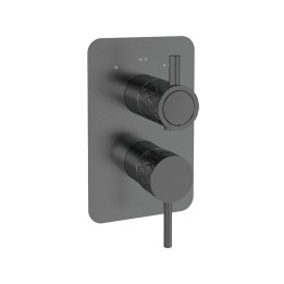 Monomando ducha empotrado 3-vías ODISEA JOYA grafito - 591513SGR 1