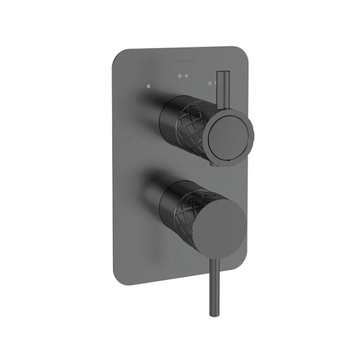 Monomando ducha empotrado 3-vías ODISEA JOYA grafito - 591513SGR 1
