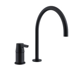 Monomando lavabo repisa ADAGIO negro mate - 914702NM 1